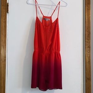 Red JLo romper